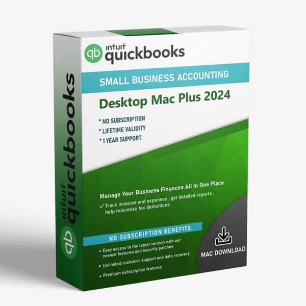 QuickBooks Desktop Mac Plus 2024 US Version